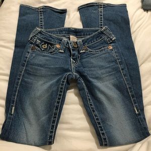 True religion section Joey Big T boot cut jeans